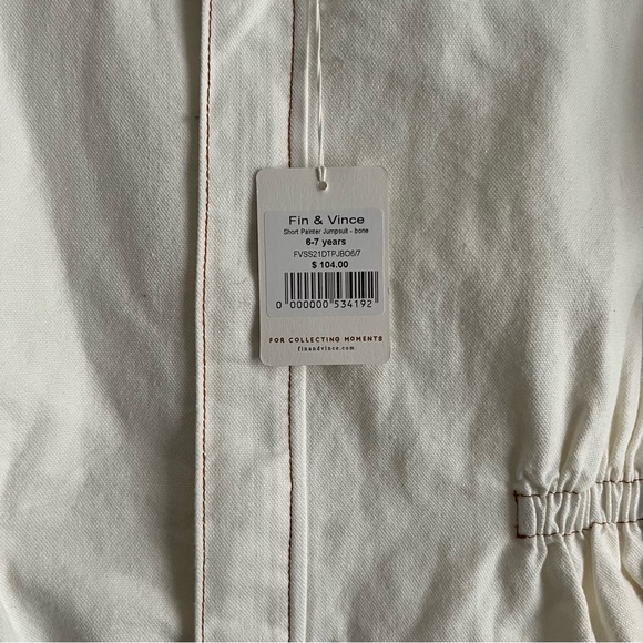 Fin and Vince Painters 90s White Jumpsuit - Picture 4 of 6